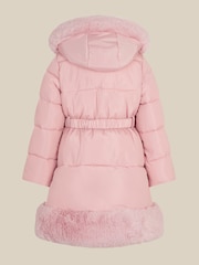 Monsoon polstret frakk i fuskepels - Bilde 2 av 3