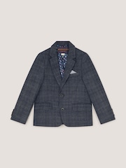 Monsoon Rufus Check Suit Jacket - Larawan 1 ng 3
