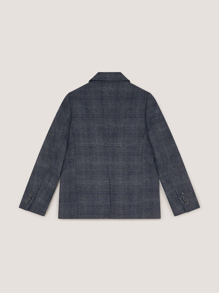Monsoon Rufus Check Suit Jacket - Larawan 2 ng 3