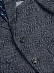 Monsoon Grey Rufus Check Suit Jacket - Image 4 of 4