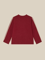 Monsoon Red London Dinosaur Long Sleeve Top - Image 2 of 3