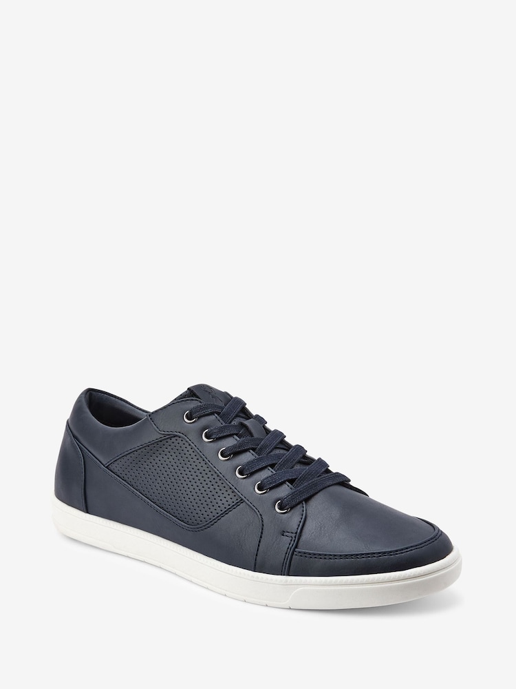 Bleu marine - Ajustement régulier - Baskets casual chic - Image 3 of 5