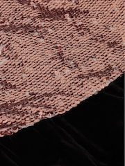 Monsoon Pink Sally Sequin Velvet Jumpsuit - Image 4 of 4