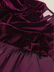 Monsoon Purple Solana Velvet Taffeta Top & Skirt Set - Image 3 of 3