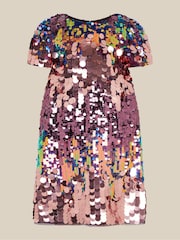 Monsoon Purple Sherbet Sequin Party Dress - Image 2 of 4