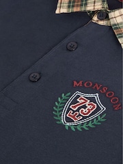 Monsoon Check Collar T-Shirt - Slika 3 od 3