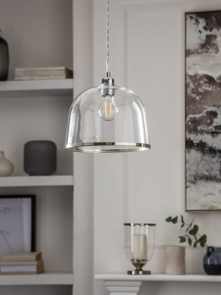 Brushed Chrome Gloucester Easy Fit Shade - Image 2 of 6 Brushed Chrome Gloucester Easy Fit Shade - Image 2 of 6