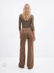 JJXX Pantalones Acampanados de Pana - Imagen 2 de 5