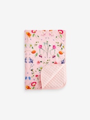 Baker by Ted Baker All Over Floral Print 100% Cotton Blanket - Image 2 of 6