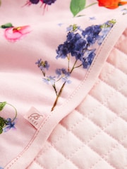 Baker by Ted Baker All Over Floral Print 100% Cotton Blanket - Image 6 of 6
