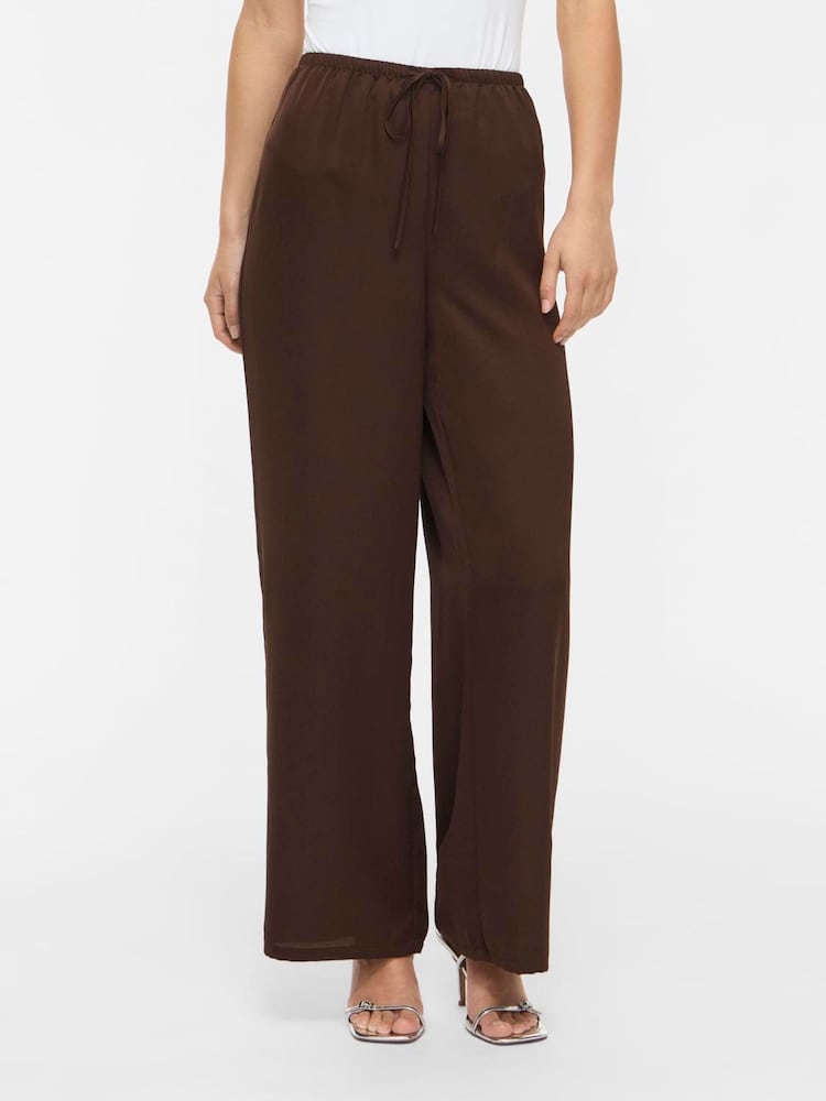 VILA satenske Pantalone širokih nogavica - Slika 1 od 5
