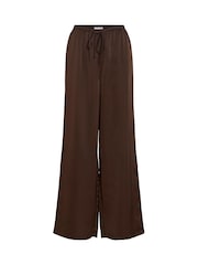 VILA satenske Pantalone širokih nogavica - Slika 4 od 5