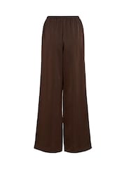 VILA satenske Pantalone širokih nogavica - Slika 5 od 5