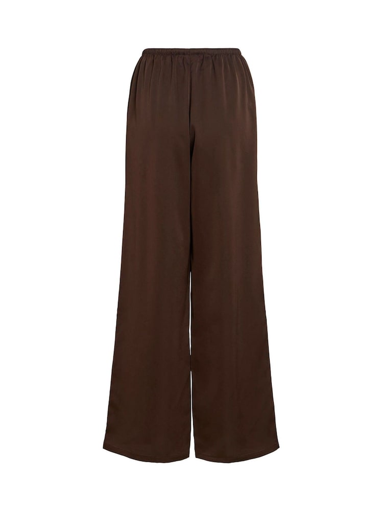 VILA satenske Pantalone širokih nogavica - Slika 5 od 5