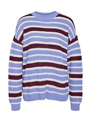 NOISY MAY Long-Sleeve O-Neck Striped Knit Jumper - Bild 4 von 4