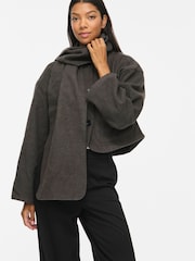 VILA Knitted Jacket with Scarf Detail - Image 4 de 7