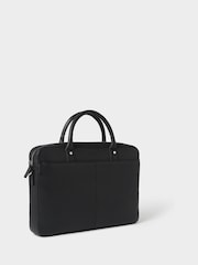 Osprey London Black The Jacob Leather Laptop Case - Image 2 of 6