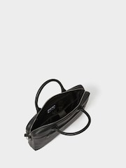 Osprey London Black The Jacob Leather Laptop Case - Image 6 of 6