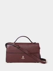Osprey London Red The Hathaway Leather Top Handle Bag - Image 2 of 7