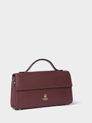 Osprey London Red The Hathaway Leather Top Handle Bag - Image 3 of 7