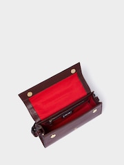 Osprey London Red The Hathaway Leather Top Handle Bag - Image 6 of 7