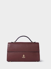 Osprey London Red The Hathaway Leather Top Handle Bag - Image 7 of 7