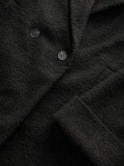 Black Revere Collar Coatigan - Image 7 of 8