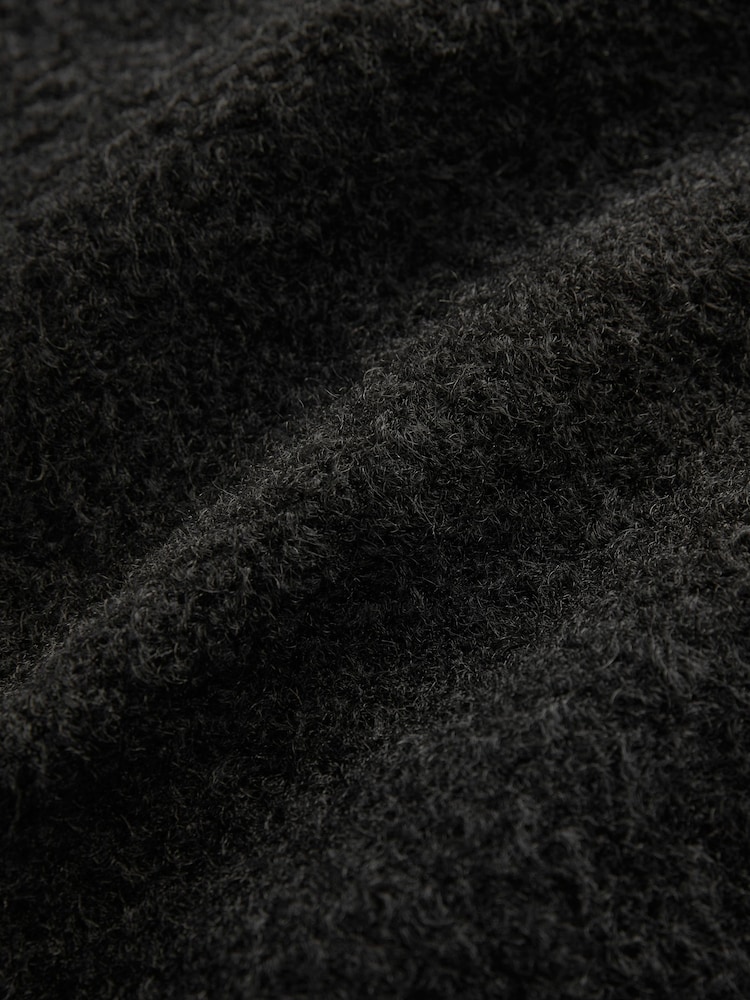 Black Revere Collar Coatigan - Image 8 of 8