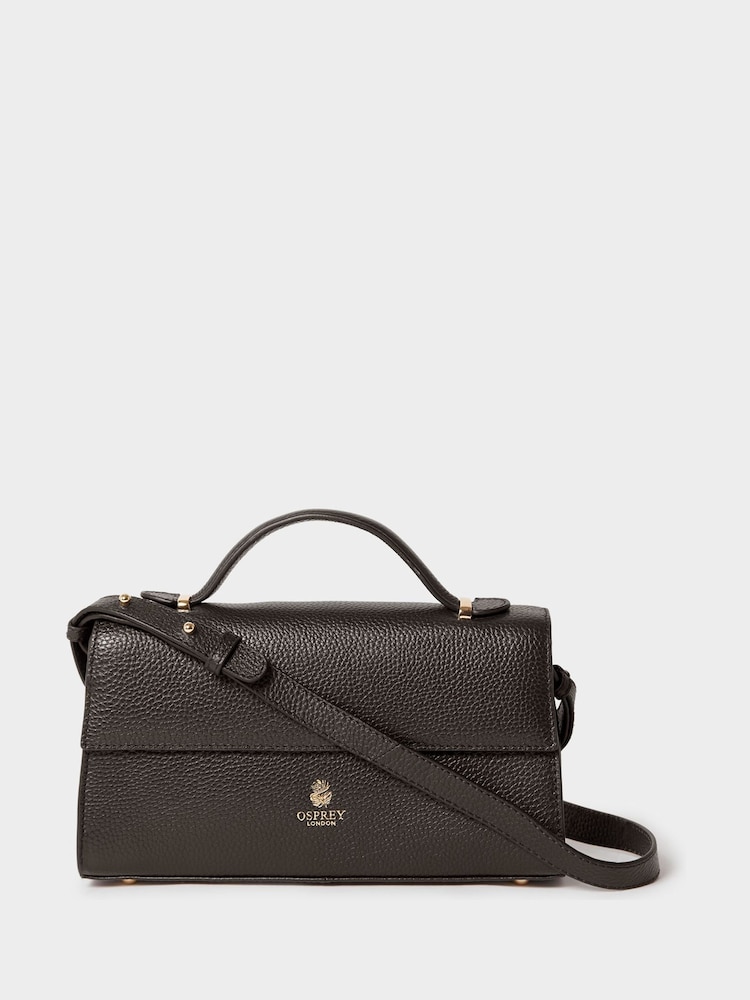 بني - حقيبة The Hathaway من الجلد بمقبض علوي من Osprey London - صورة 1 من 6