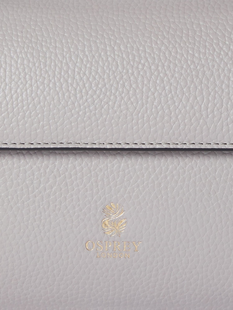 Osprey London Natural The Hathaway Leather Top Handle Bag - Image 6 of 6 Osprey London Natural The Hathaway Leather Top Handle Bag - Image 6 of 6