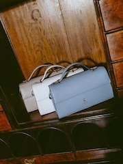 Osprey London White The Hathaway Leather Top Handle Bag - Image 2 of 8