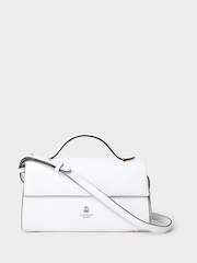 Osprey London White The Hathaway Leather Top Handle Bag - Image 3 of 8