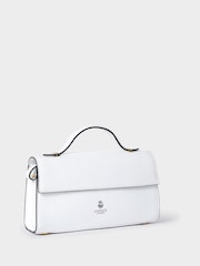 Osprey London White The Hathaway Leather Top Handle Bag - Image 4 of 8