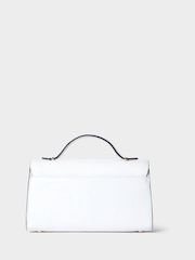 Osprey London White The Hathaway Leather Top Handle Bag - Image 5 of 8