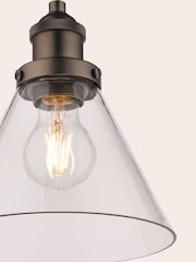 Laura Ashley Pewter Isaac Pendant Ceiling Light - Image 5 of 6