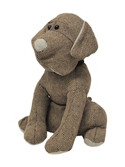 Riva Home Brown Herringbone Dog Doorstop - Image 2 of 4