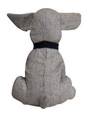 Riva Home Brown Herringbone Dog Doorstop - Image 4 of 4