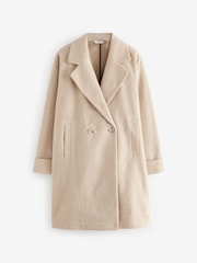 Oatmeal Revere Collar Coatigan - Image 5 of 7