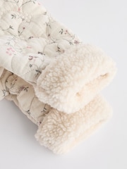 Cream Ditsy Floral Hooded Baby Ditsy Jacket (0mths-2yrs) - Image 7 of 7