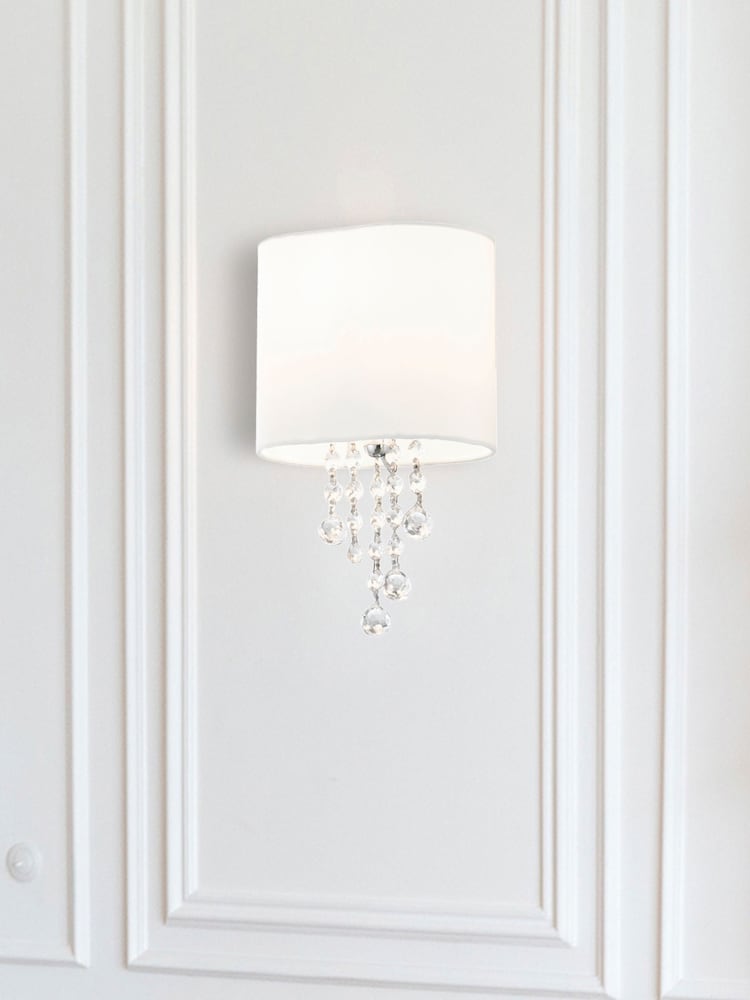 Searchlight Chrome Valley Chrome Wall Light - Image 1 of 3