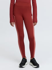LeMieux Orange Young Rider Orla Pull Ons Russet Leggings - Image 1 of 4