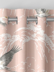 Laura Ashley Blush Pink Animalia Made to Measure Curtains - Image 8 of 9