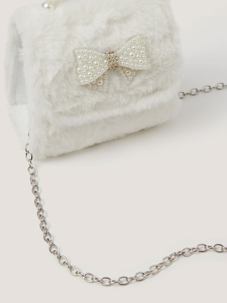 Borsa con fiocco di perle soffice Monsoon - Immagine 3 di 3