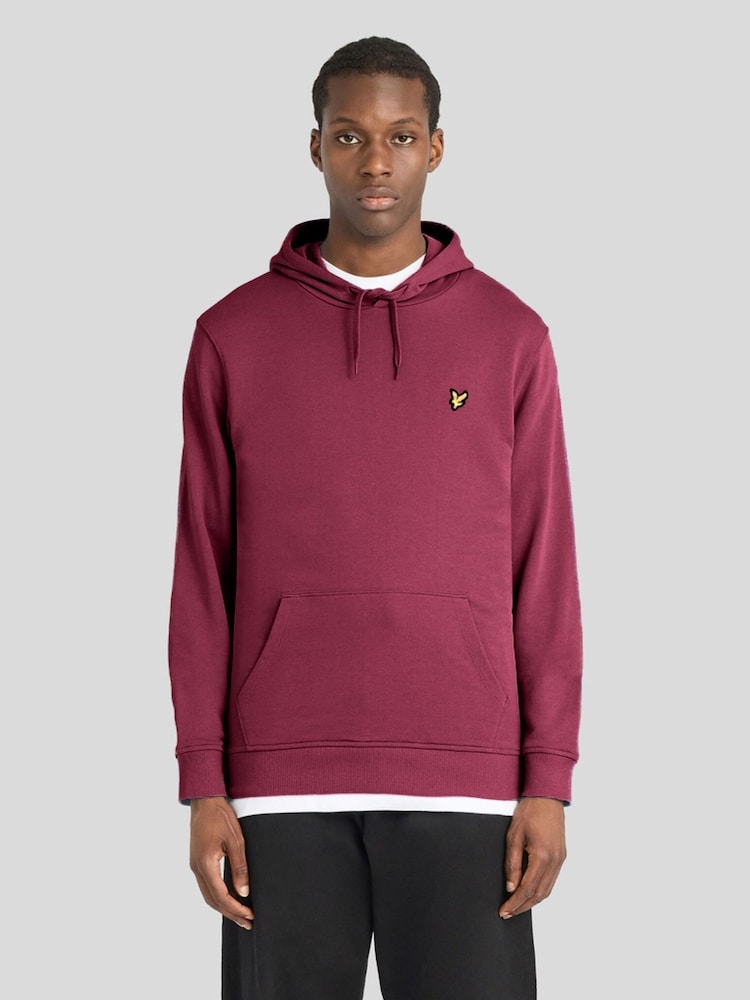 Lyle & Scott Red Pullover Hoodie - Image 1 of 6 Lyle & Scott Red Pullover Hoodie - Image 1 of 6