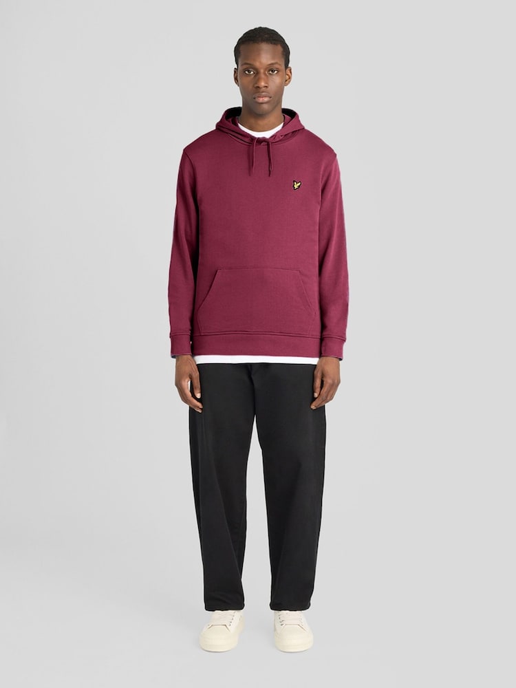 Lyle & Scott Red Pullover Hoodie - Image 2 of 6 Lyle & Scott Red Pullover Hoodie - Image 2 of 6