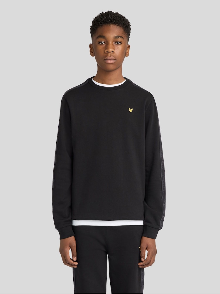 Lyle & Scott Jacquard Ταινία Στρογγυλή λαιμόκοψη Πουλόβερ - Εικόνα 1 από 7