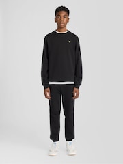 Lyle & Scott Jacquard Ταινία Στρογγυλή λαιμόκοψη Πουλόβερ - Εικόνα 2 από 7