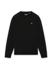 Lyle & Scott Jacquard Ταινία Στρογγυλή λαιμόκοψη Πουλόβερ - Εικόνα 5 από 7