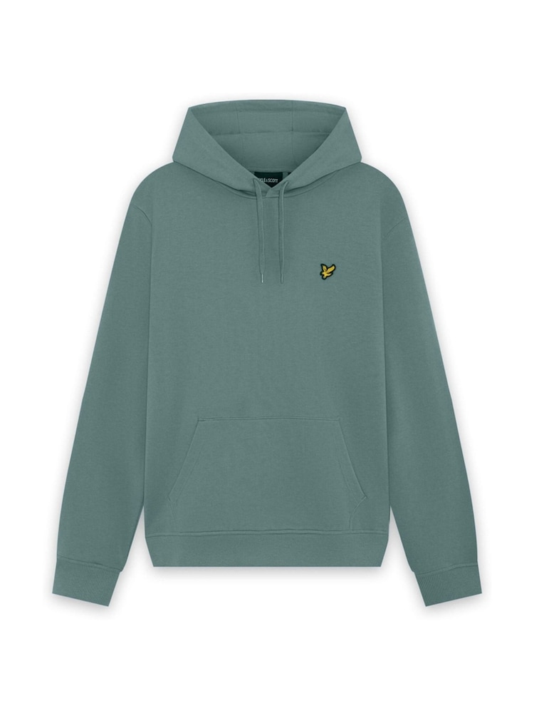 Lyle & Scott Green Pullover Hoodie - Image 1 of 1 Lyle & Scott Green Pullover Hoodie - Image 1 of 1
