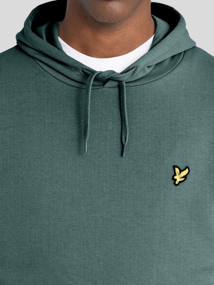 Lyle & Scott Green Pullover Hoodie - Image 2 of 3